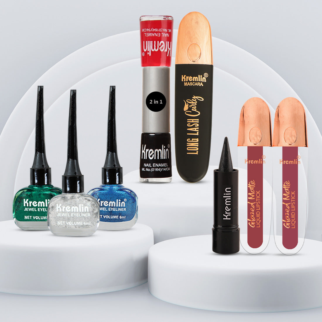 Super Saver Makeup Combo - Pack Of 8