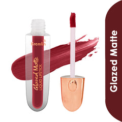 Glazed Matte Liquid Lipstick - Fiery Queen