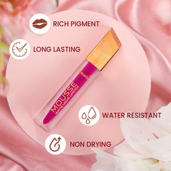 Kremlin Mousse Matte Liquid Lipstick Lips Pack of 2 (Wicked,Mermaid)