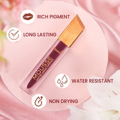 Kremlin Mousse Matte Liquid Lipstick Lips Pack of 2 (Virgin, Wicked)