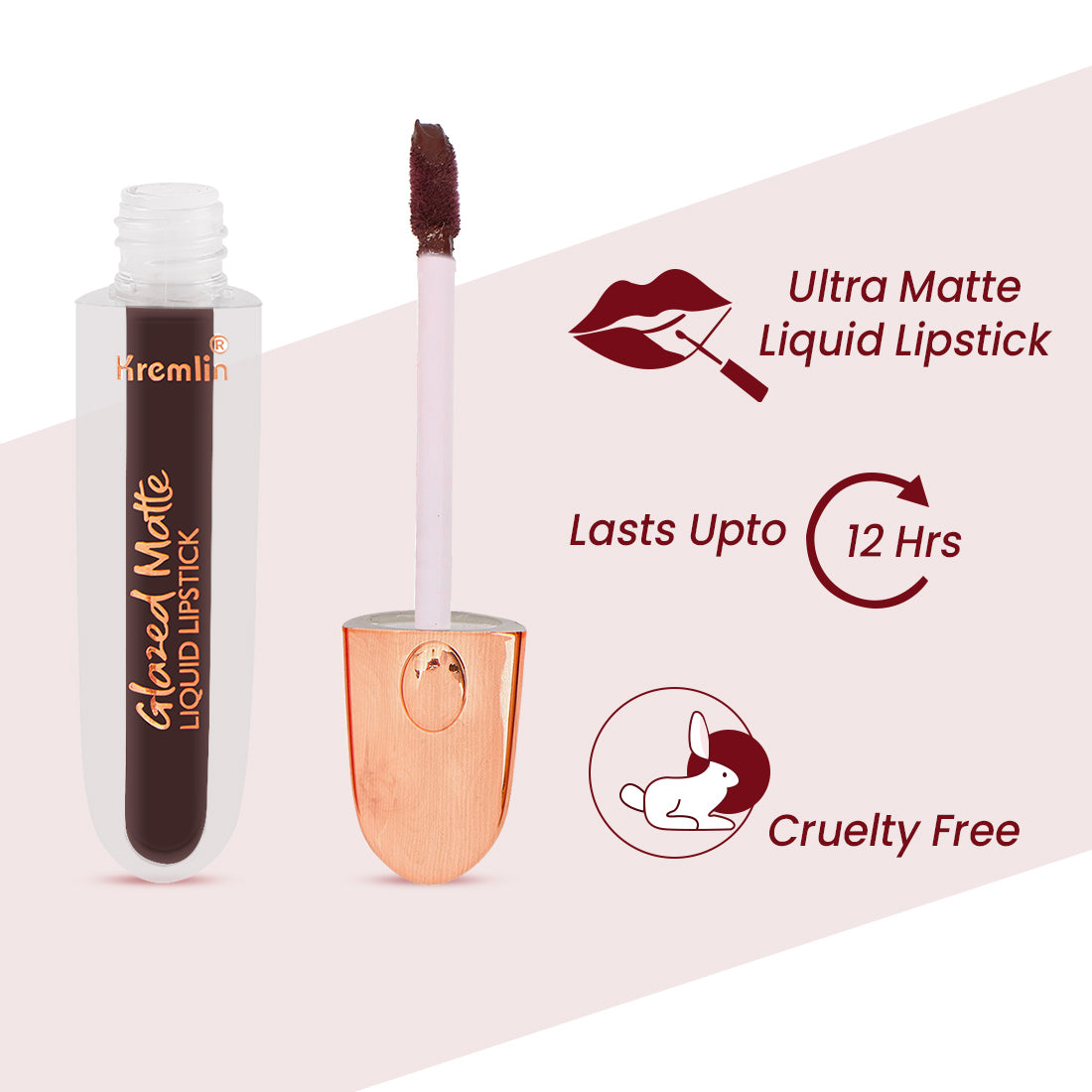 Kremlin Glazed Matte Liquid Lipstick Lips Pack of 2 (Chilling Lips, Sizzling Slayer)