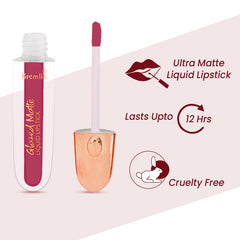 Glazed Matte Liquid Lipstick - Barbie
