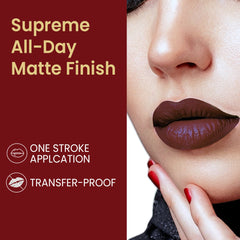 Glazed Matte Liquid Lipstick - Sizzling Slayer