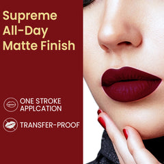 Kremlin Mousse Matte Liquid Lipstick Lips Pack of 2 (Virgin, Wicked)