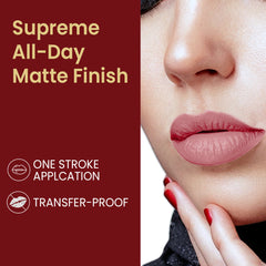 Glazed Matte Liquid Lipstick - Chilling Lips