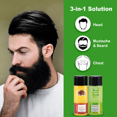 Combo Pack of 2 Kremlin Crystal Clear Gel Hair Color- 100ml+100ml Coffee Beans and Aloe Vera- Natural Black