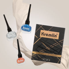 Kremlin Color Eyeliner Pack of 3 Blue Silver and Copper Size-5.5 ml