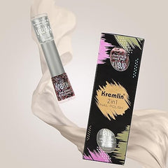 2 in 1 Nail Paint- Silver & Mix Cocktail (11 ml)