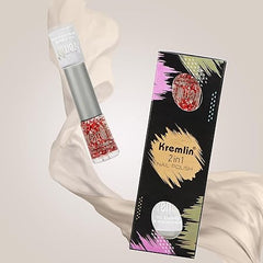 2 in 1 Nail Paint- White & Red (11 ml)