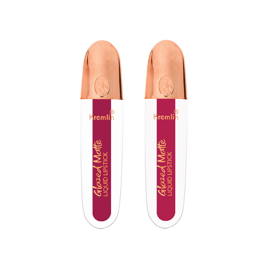 Kremlin Glazed Matte Liquid Lipstick Lips Pack of 2 (Barbie, Mermid)
